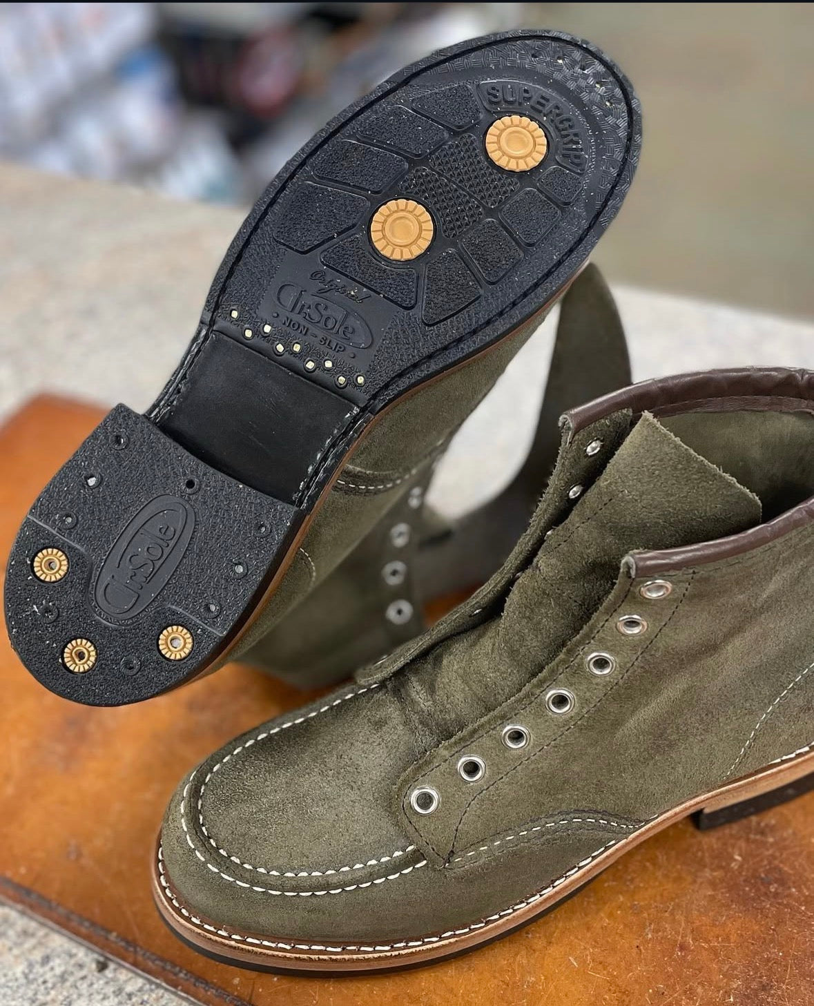 Dr. Sole cork half sole and heel combination rebuild package