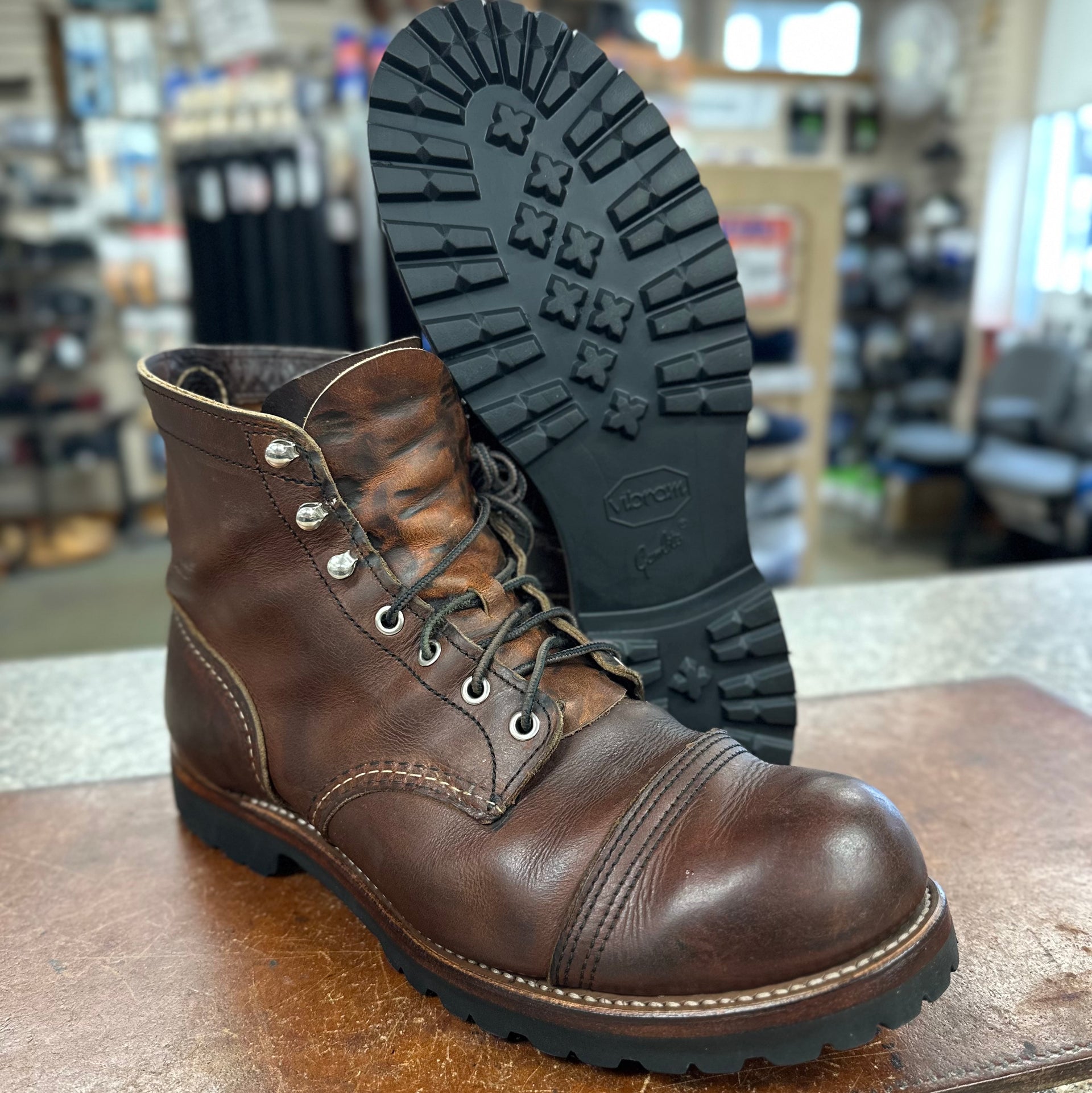 Red Wing Iron Ranger Vibram Lug Sole Replacement Red Wing Iron