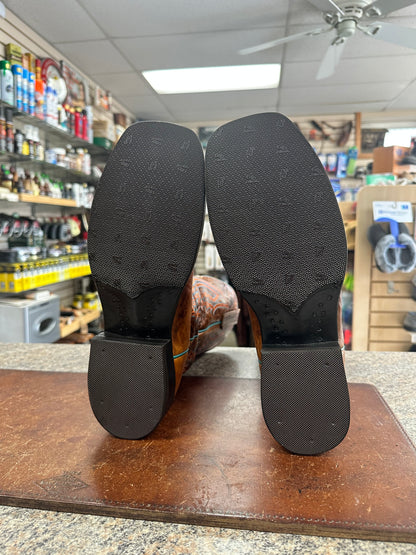 Bottom View Resoled Cowboy Boot