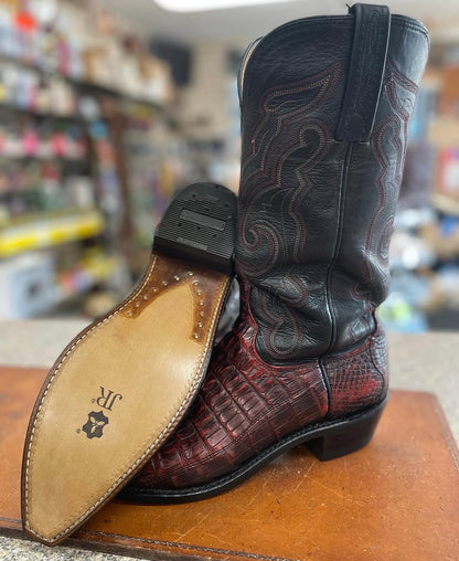 JR Premium leather outsole on western cowboy boot