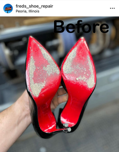 Heel Louboutin Sole Replacement Louboutin Repair Red Bottom Sole